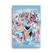 Load image into Gallery viewer, Wtf is time? Canvas