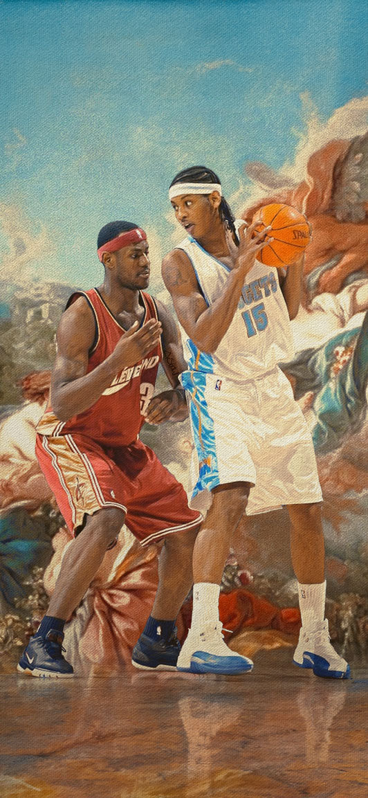 Bron vs Melo Wallpaper